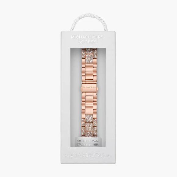 Michael Kors Jewelry - 🌷Michael Kors Rose Gold Stainless Steel Band for Apple Watch - NIB